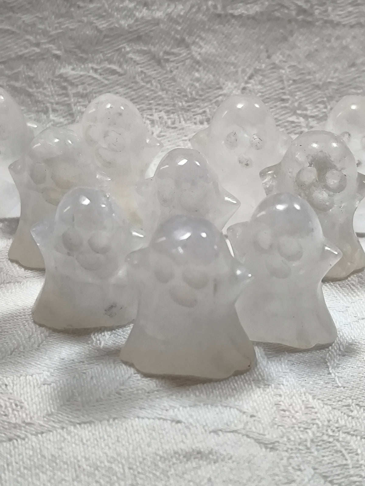 Clear quartz mini ghosts