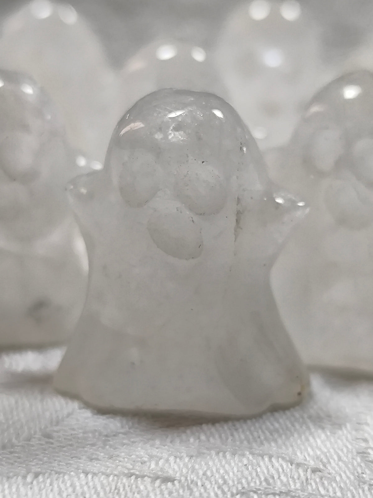Clear quartz mini ghosts