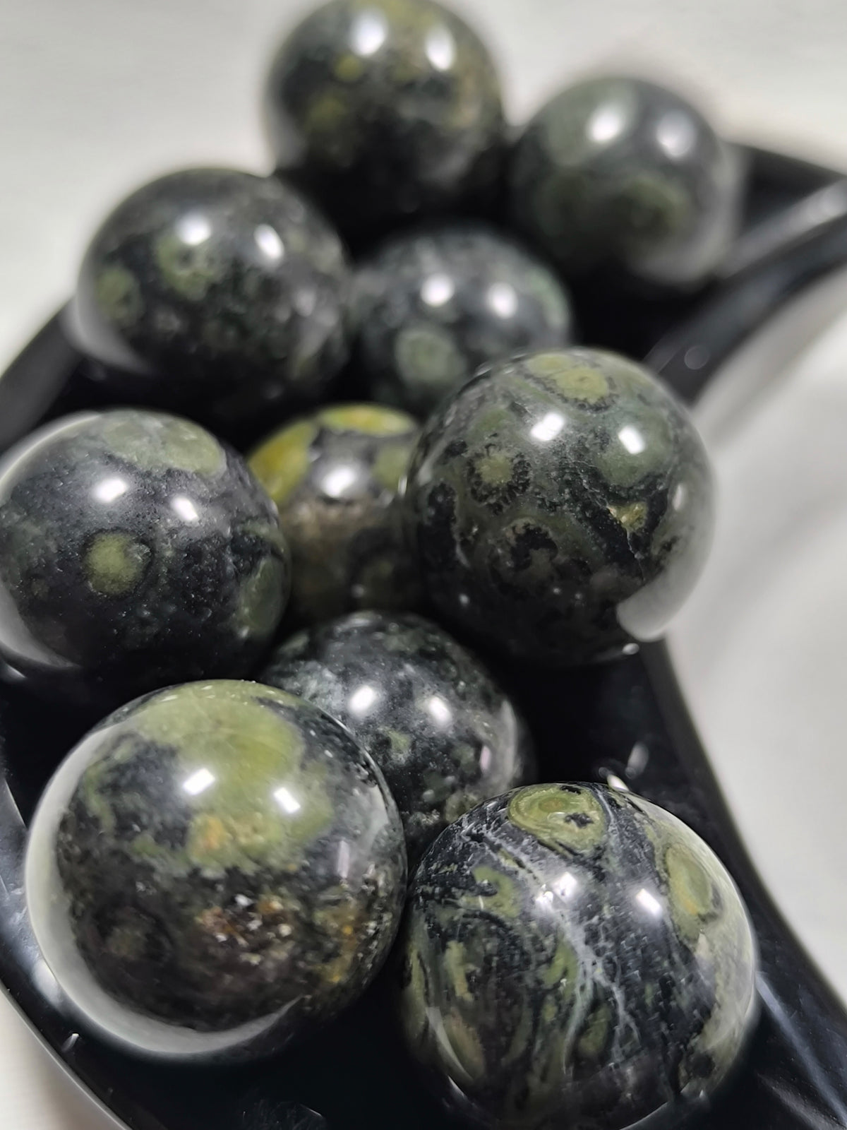 Kamaba jasper mini spheres