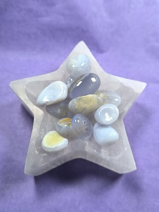 Selenite star bowl