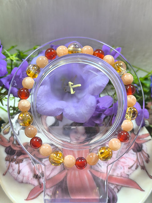 Fire fairies 6mm and 8mm bracelet