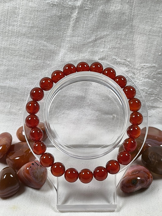 Carnelian 8mm Bracelet