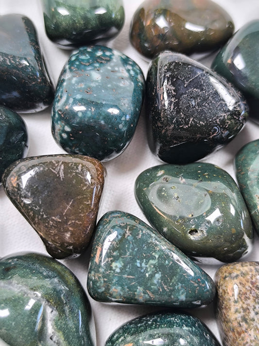 Bloodstone tumbles