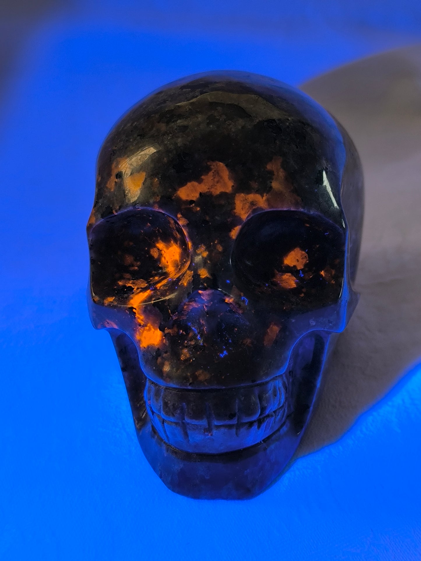Yooperlite UV reactive skull