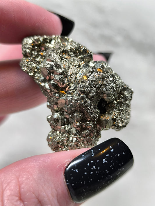 Raw pyrite pieces