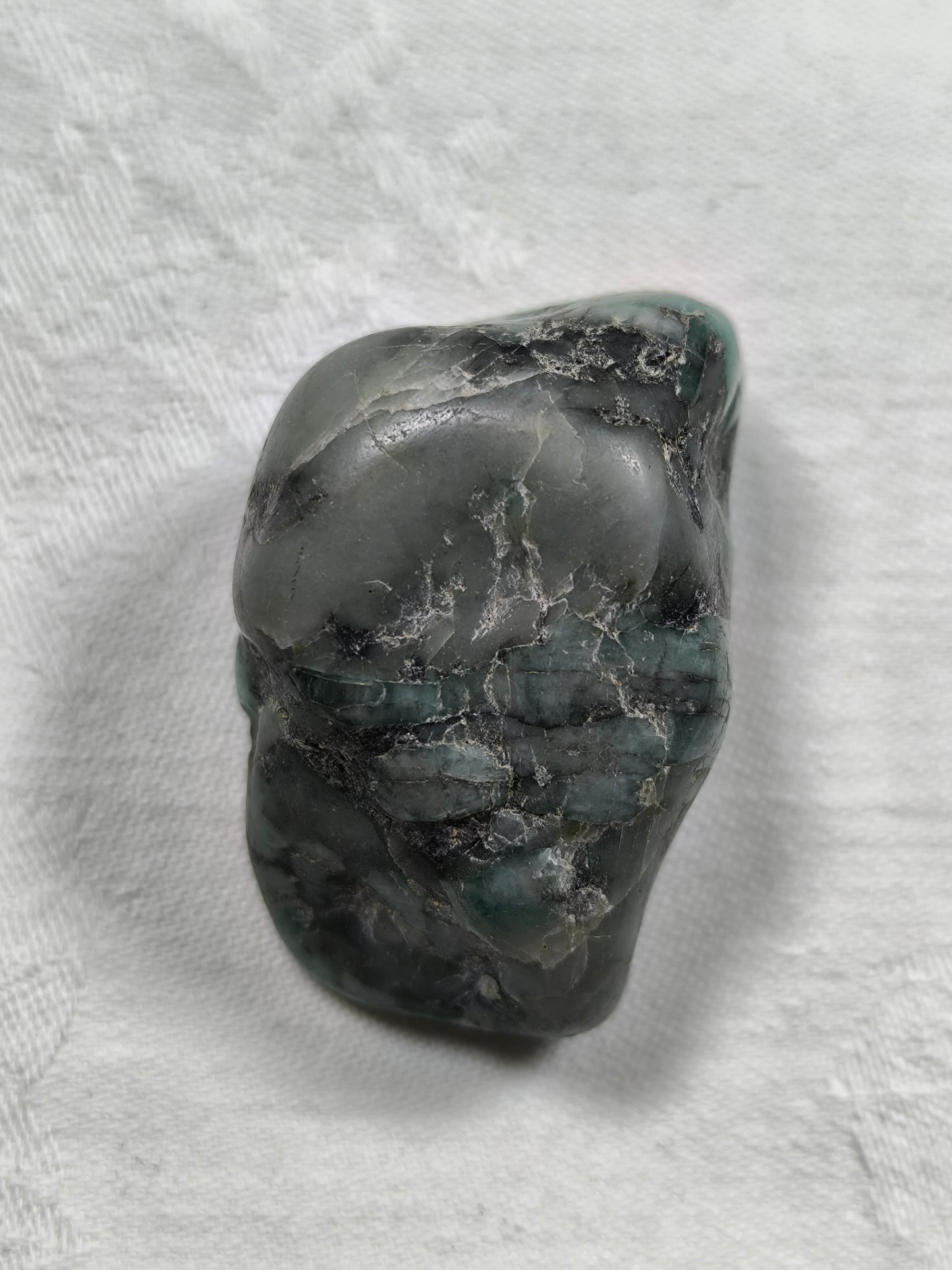 Large emerald tumbles
