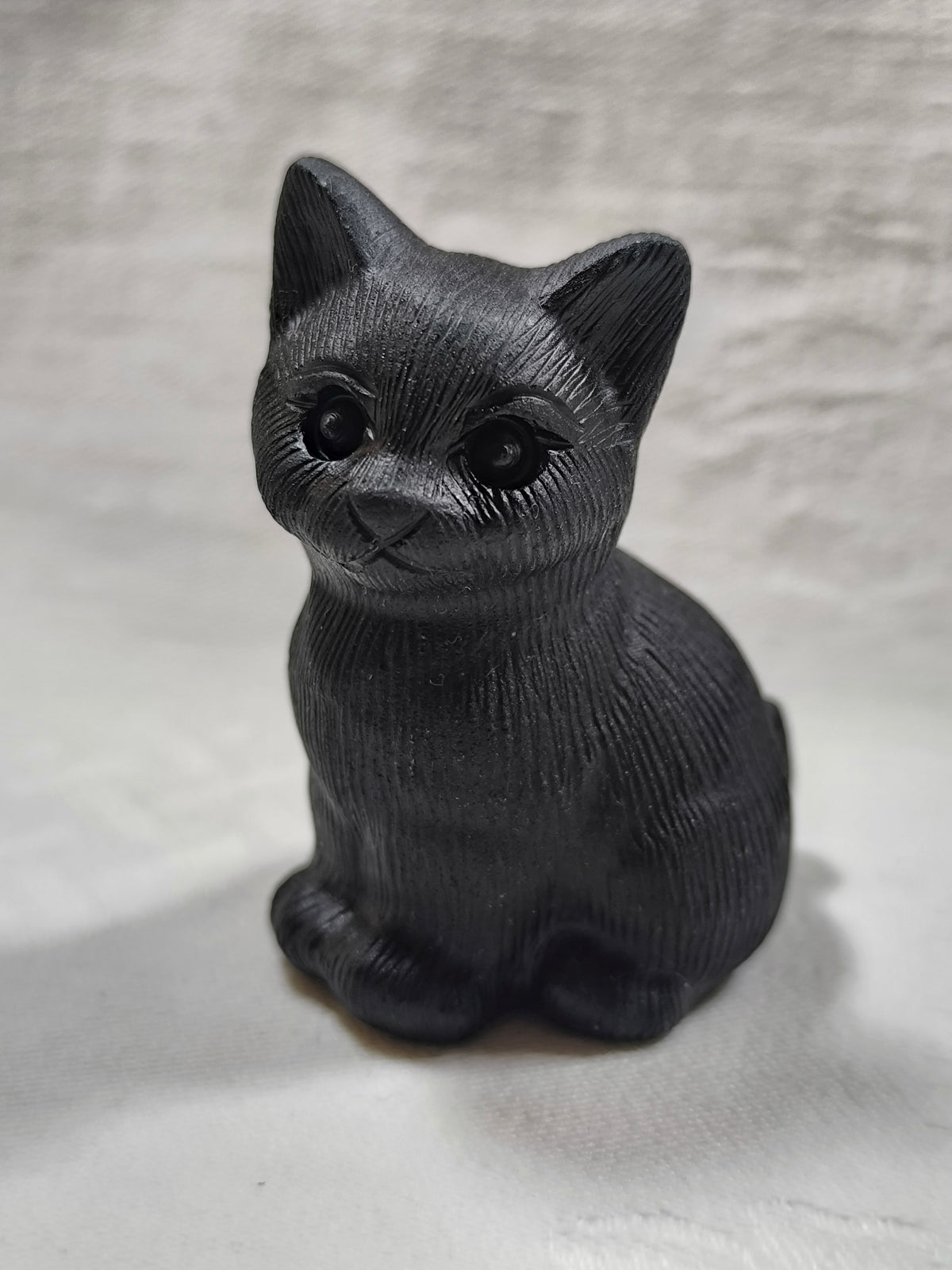 Black obsidian cat