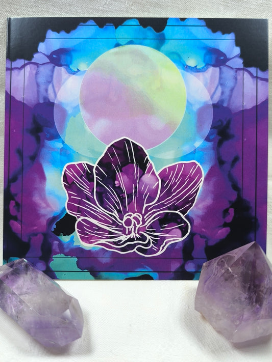 RB inspiration moon phase greeting card
