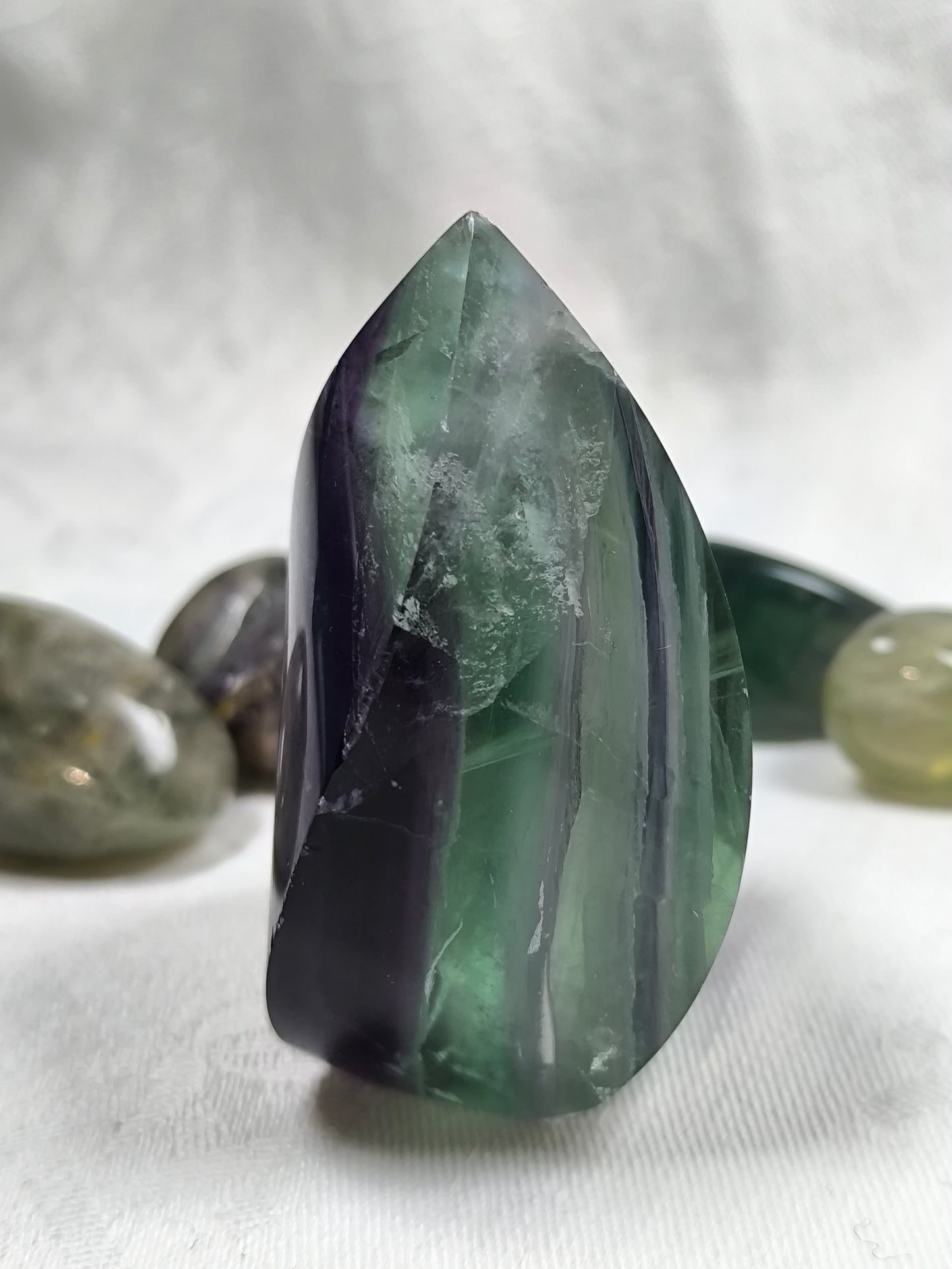 Fluorite flames