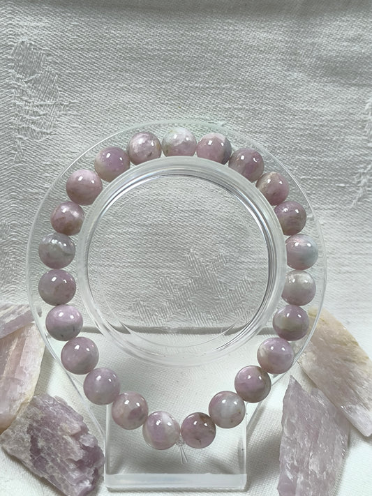 Kunzite 8mm bead bracelet
