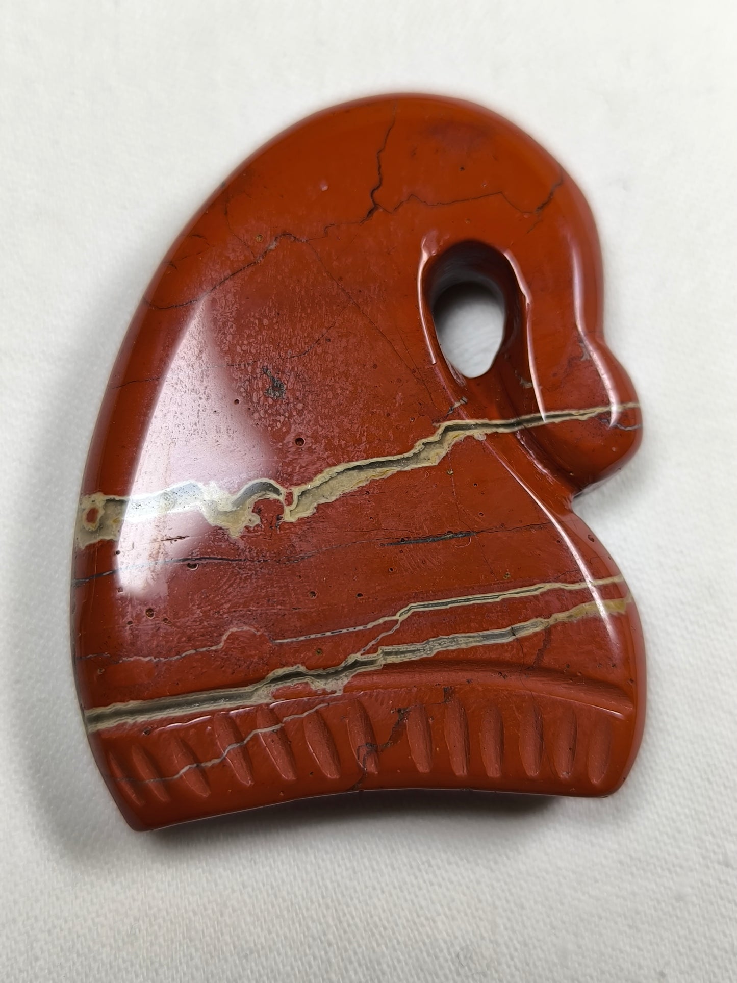 Red jasper Christmas hats