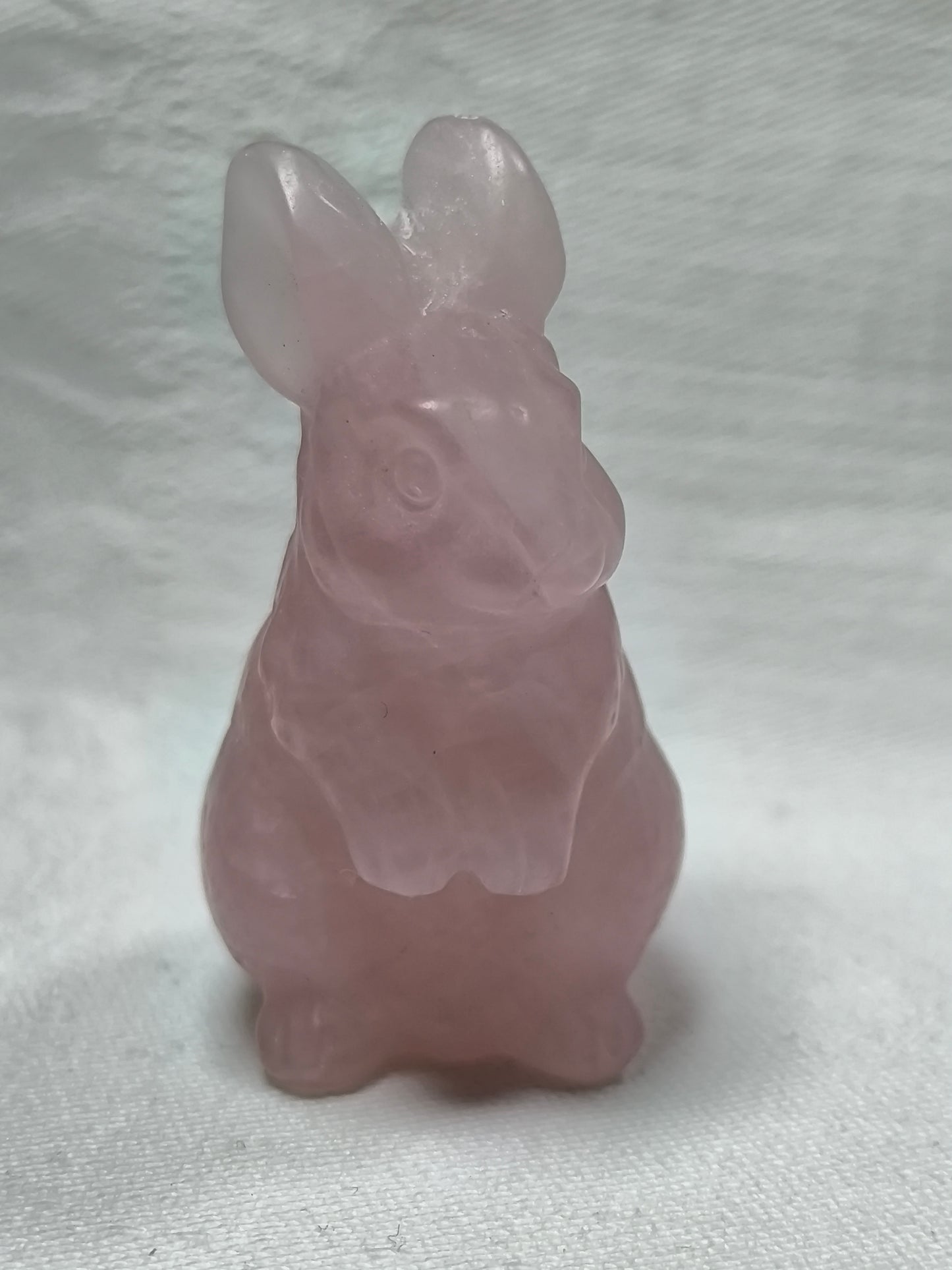 Rose quartz rabbits