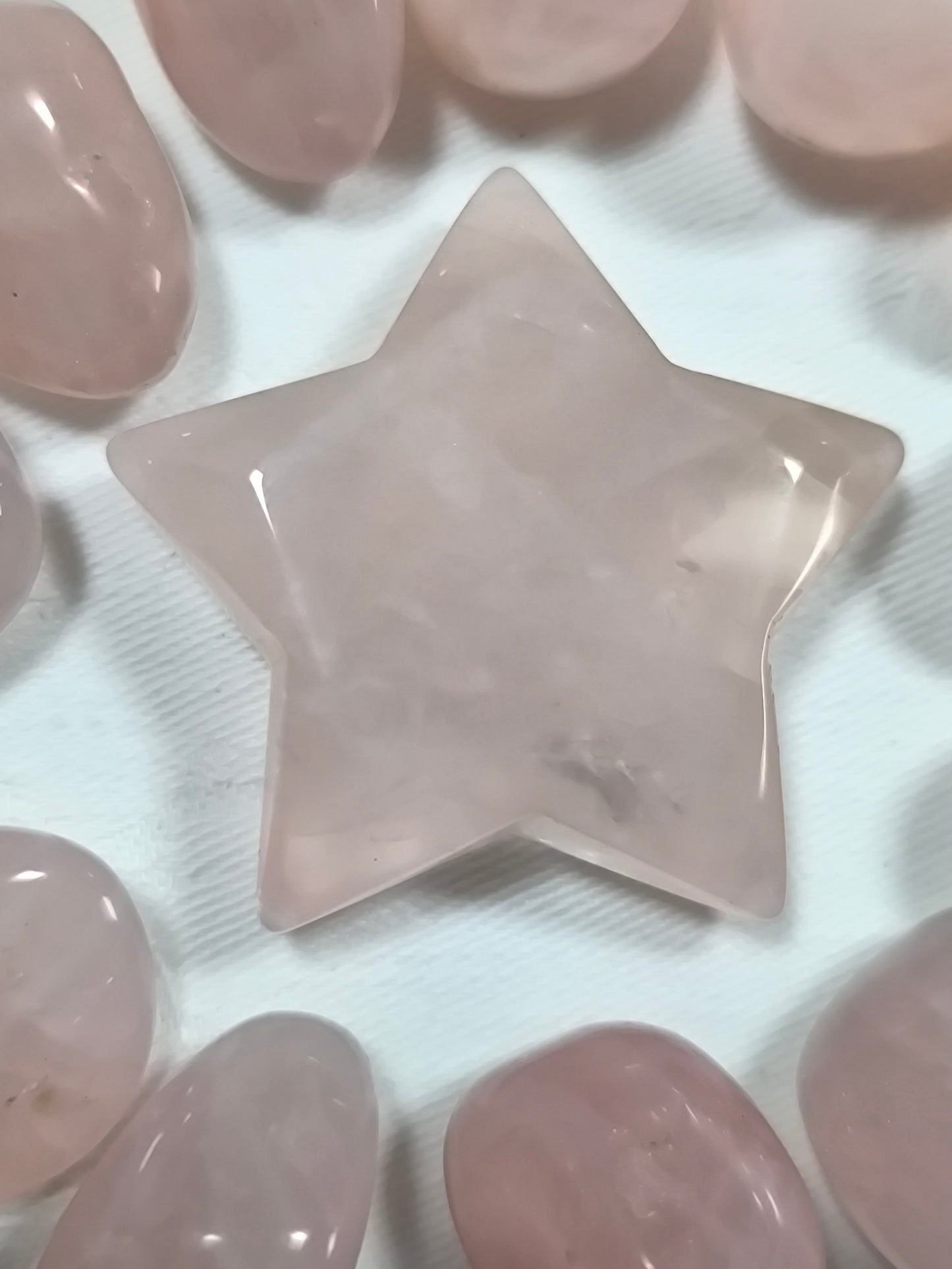 Rose quartz star