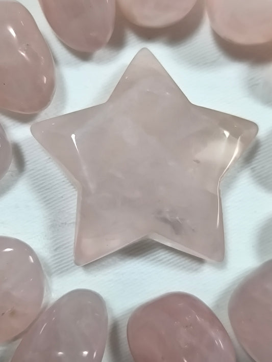 Rose quartz star