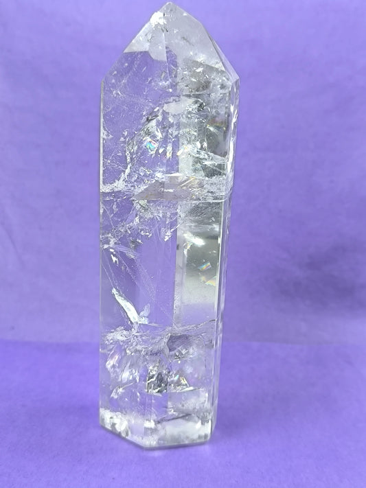 Brazilian HQ clear quartz tower