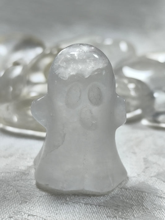 Clear quartz ghost
