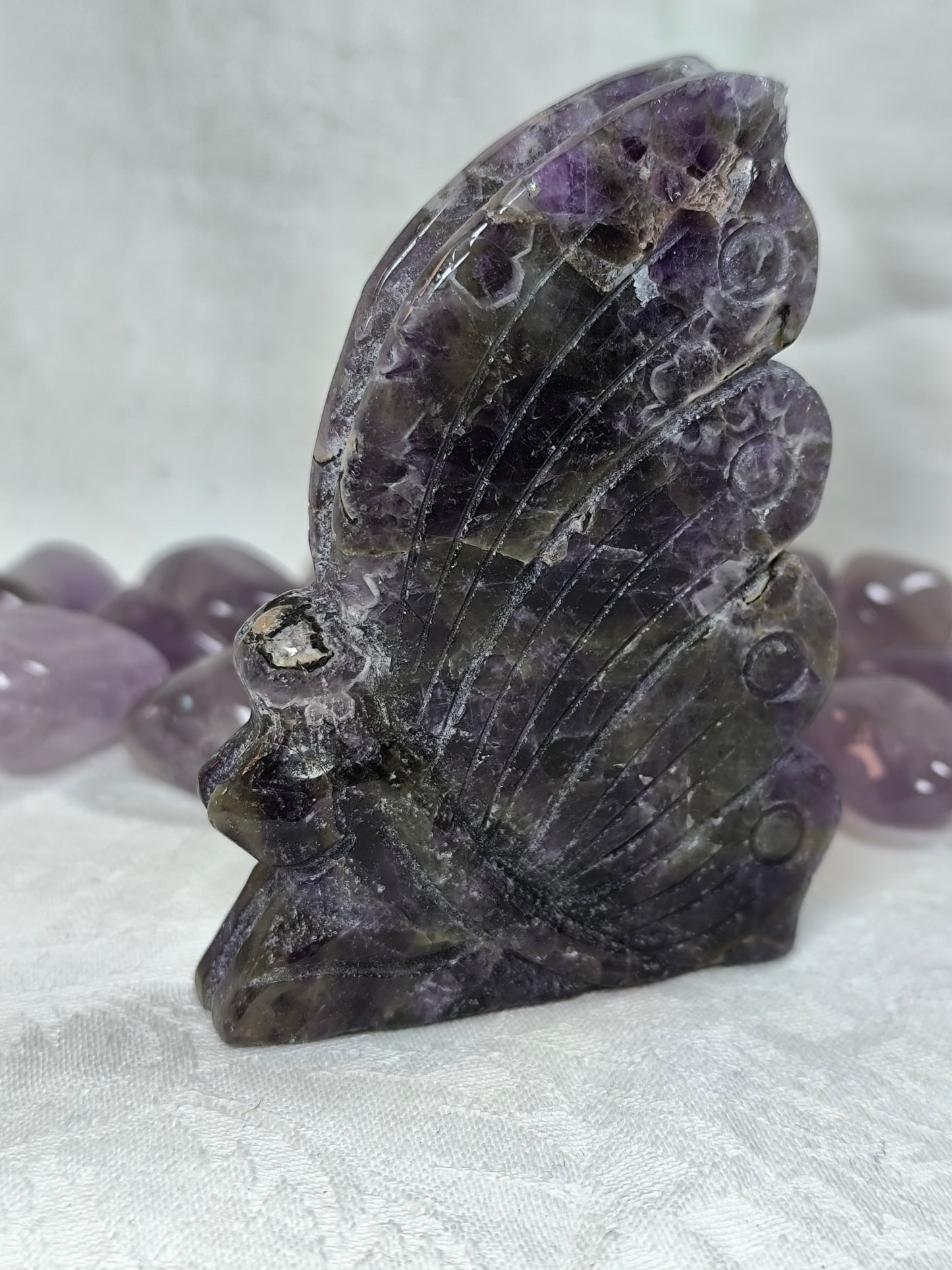 Chevron amethyst fairy