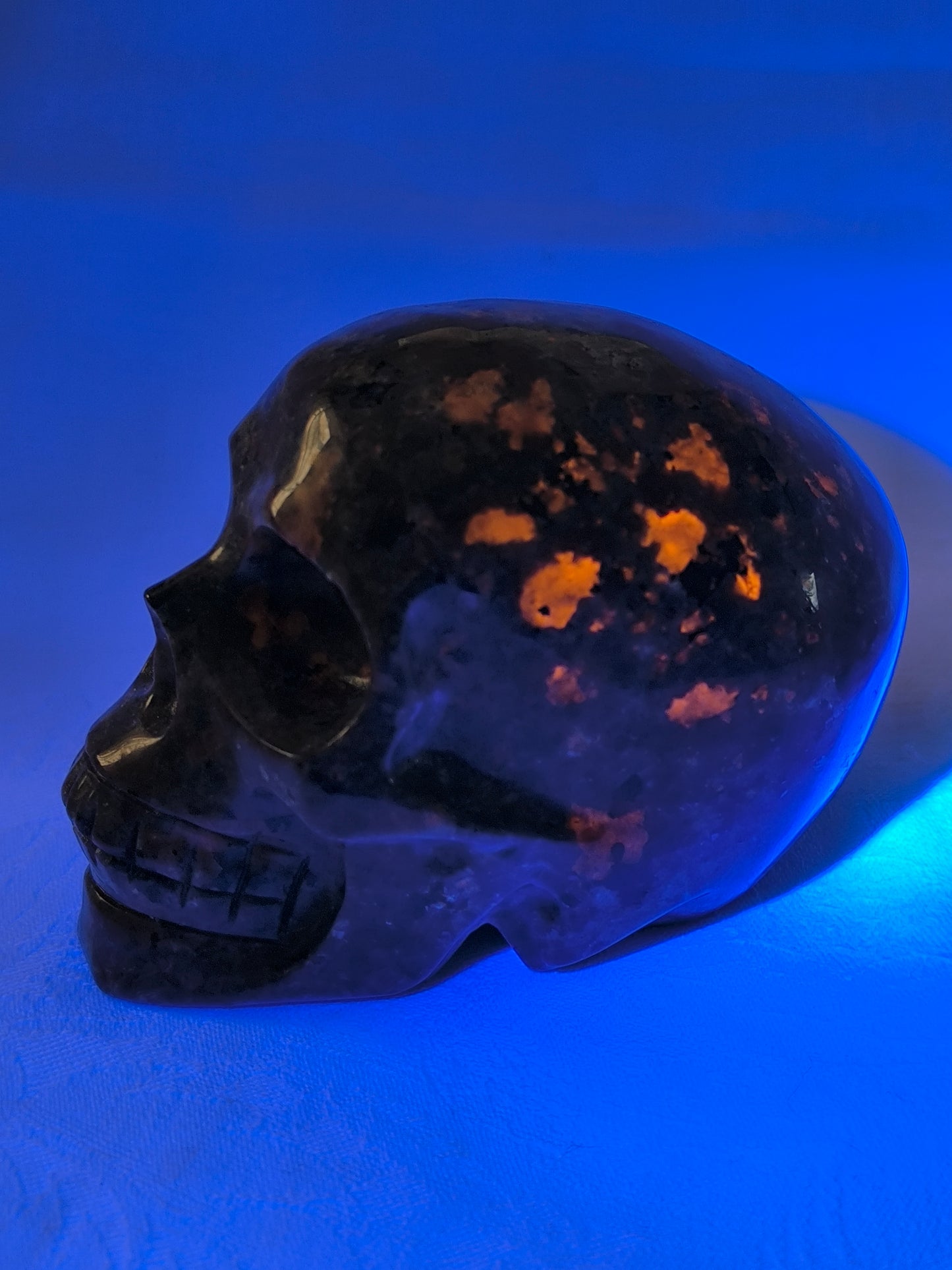 Yooperlite UV reactive skull