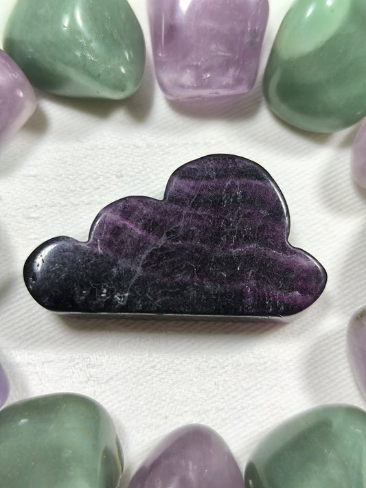 Rainbow fluorite clouds