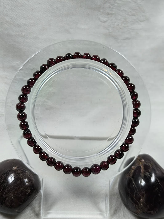 Garnet 4mm bracelet