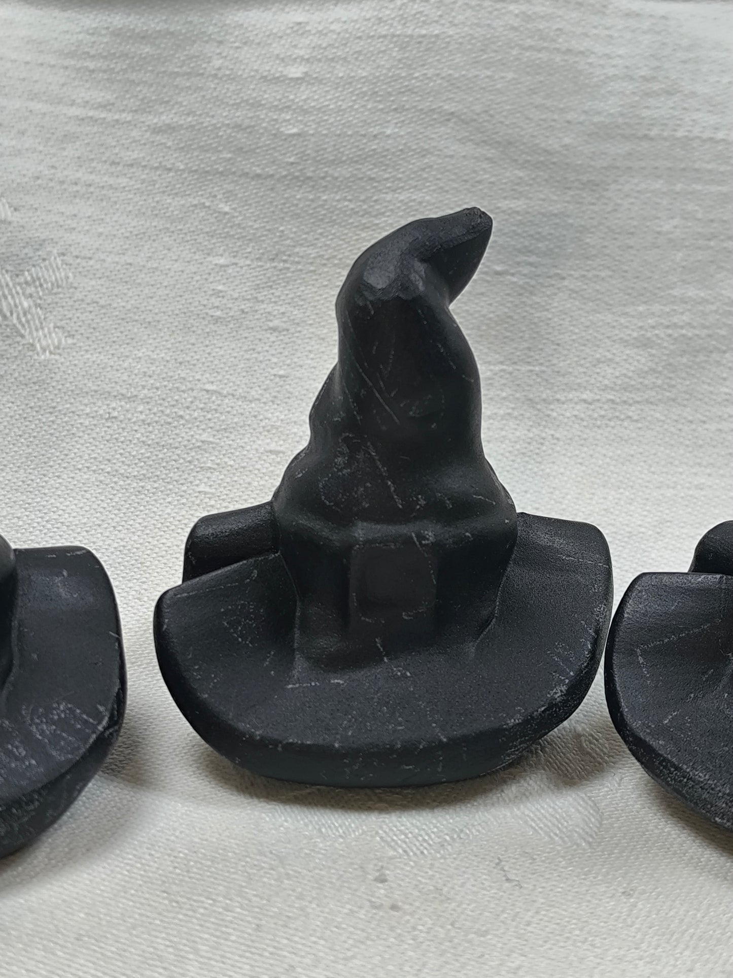 Black obsidian witches hats