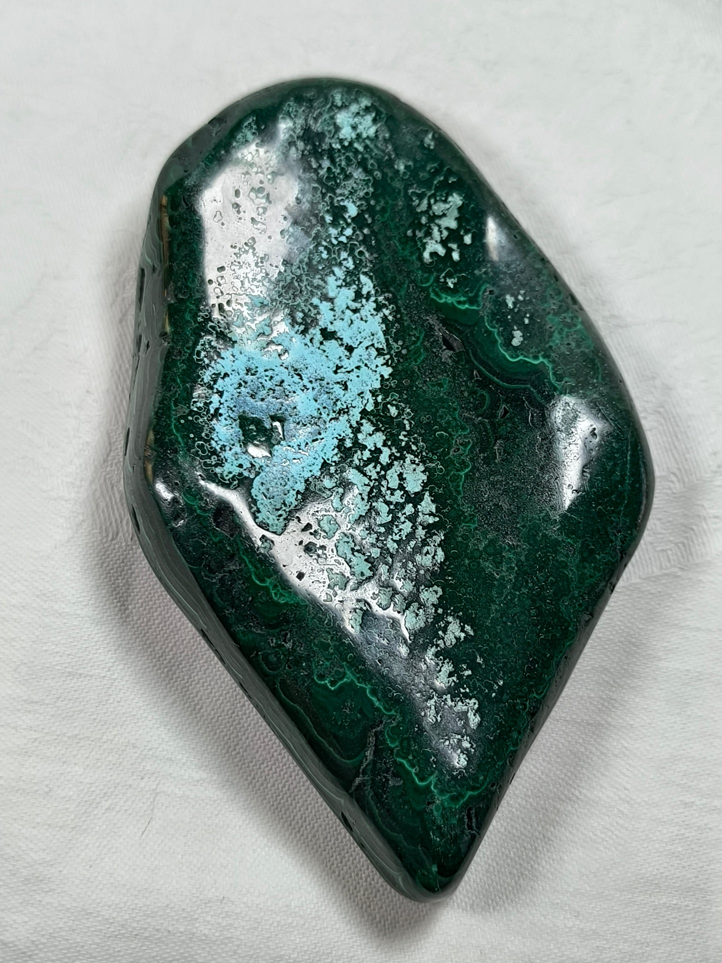 Malachite slabs