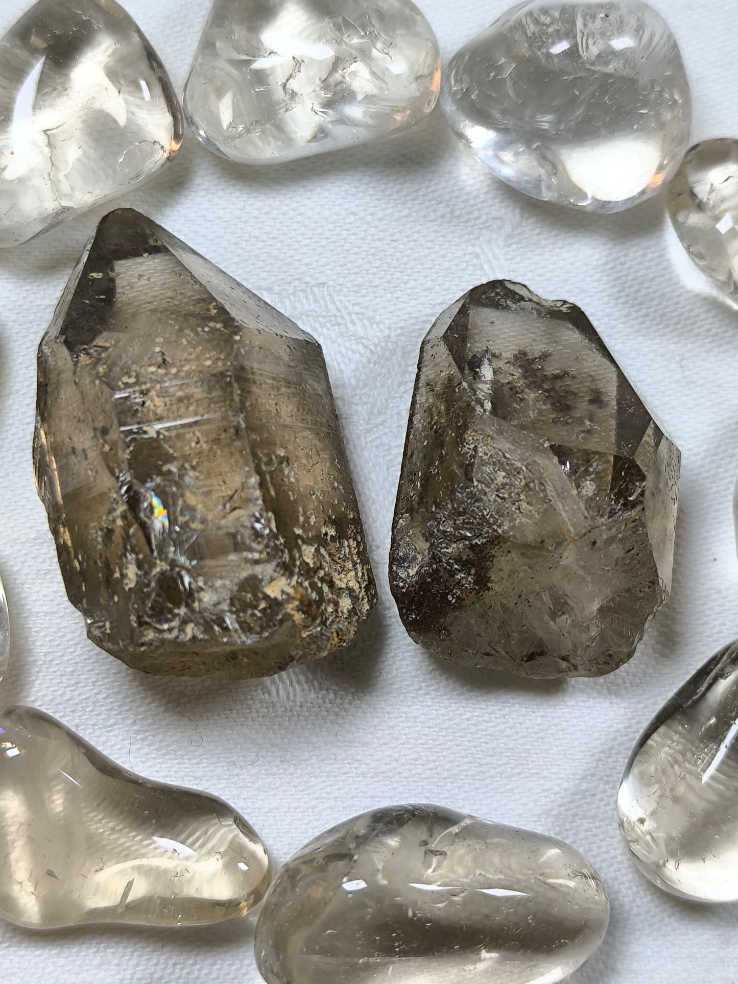 Natural raw citrine with lodaite