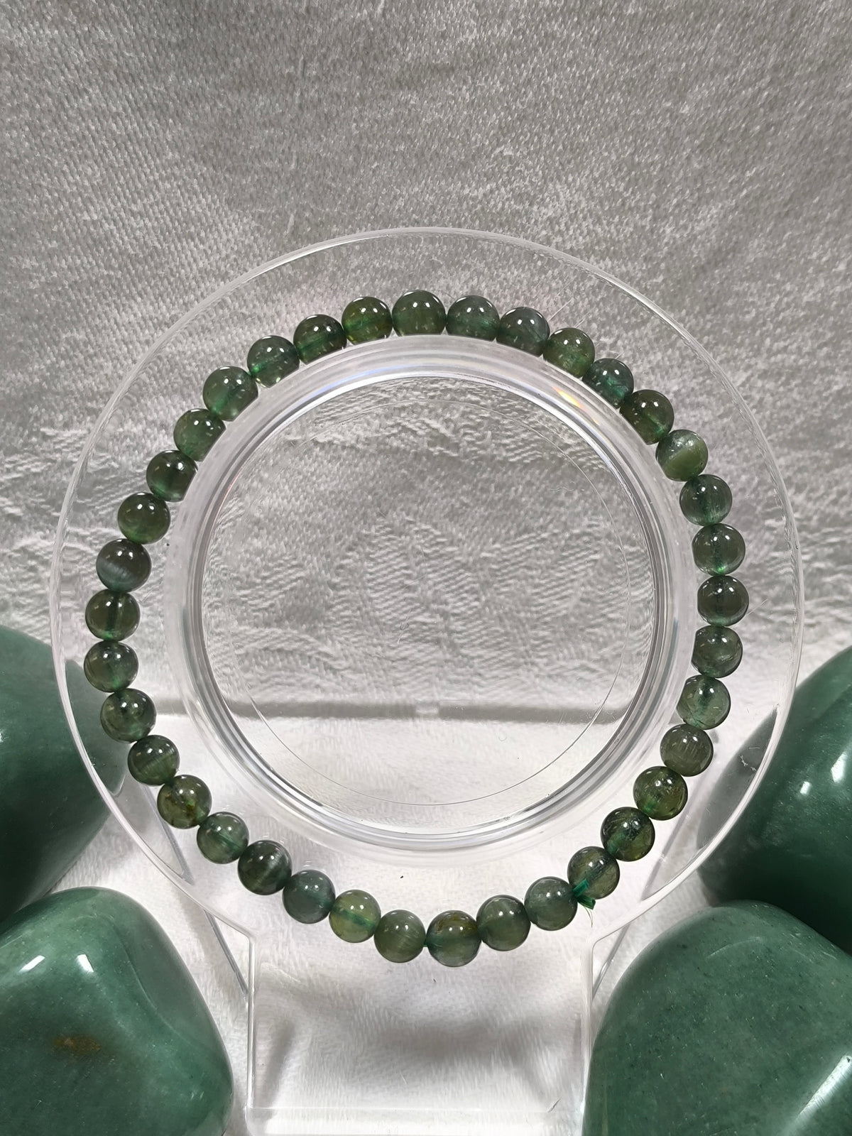 Green apatite 5mm bracelet