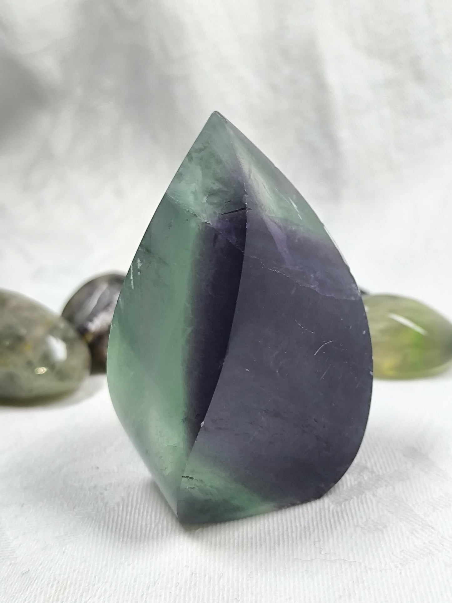 Fluorite flames