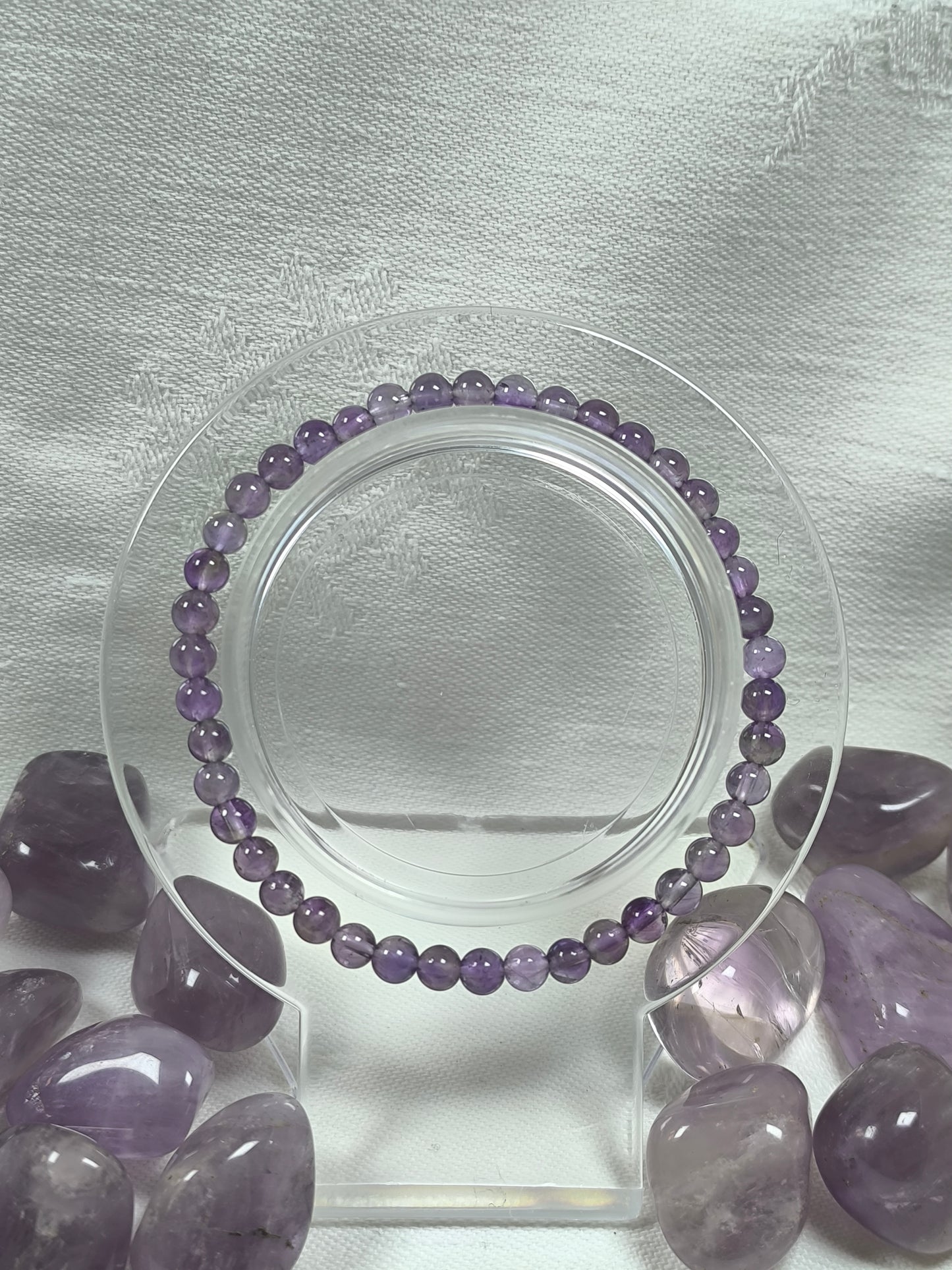 Amethyst 4mm bracelet