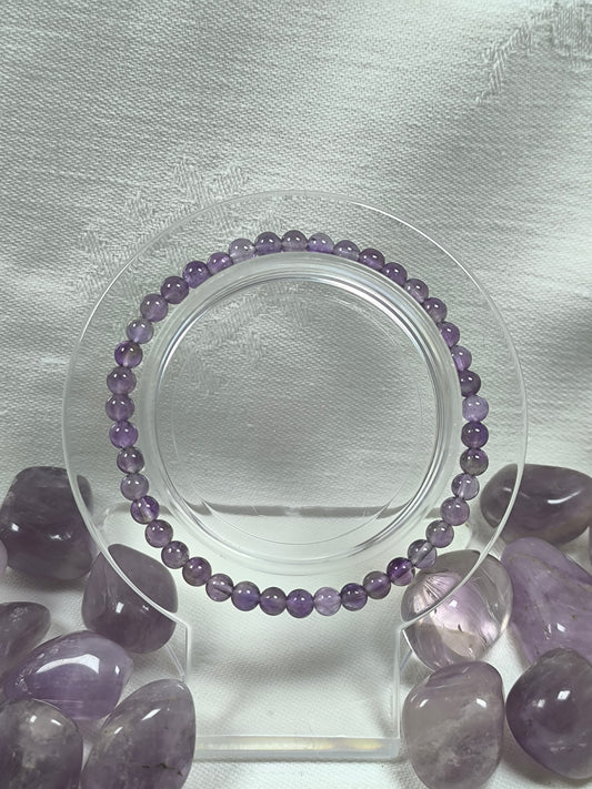 Amethyst 4mm bracelet