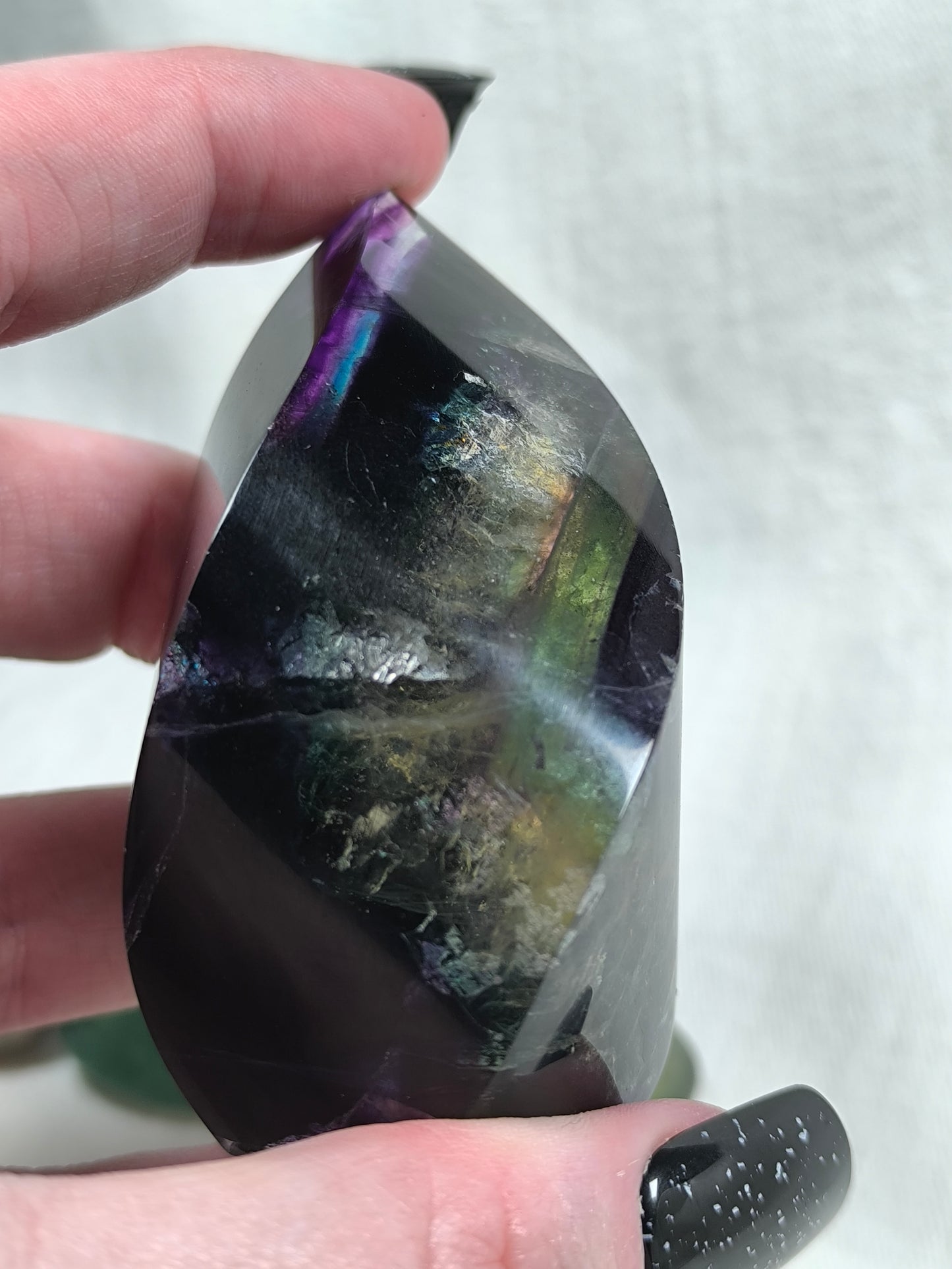 Fluorite flames