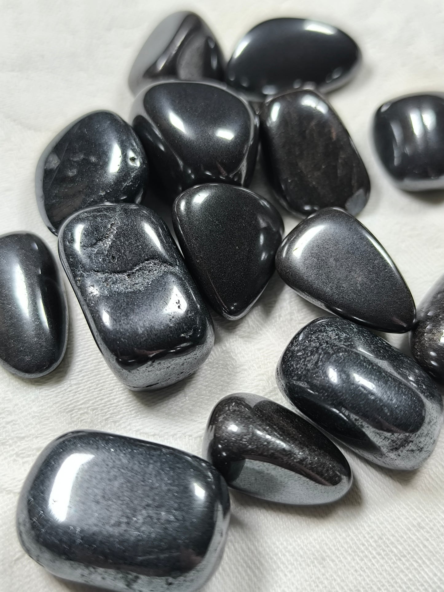 Hematite tumbles