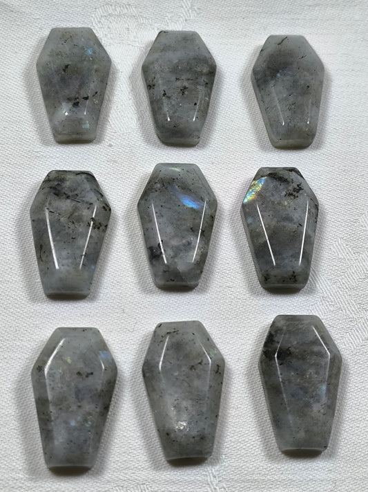 Labradorite mini coffins