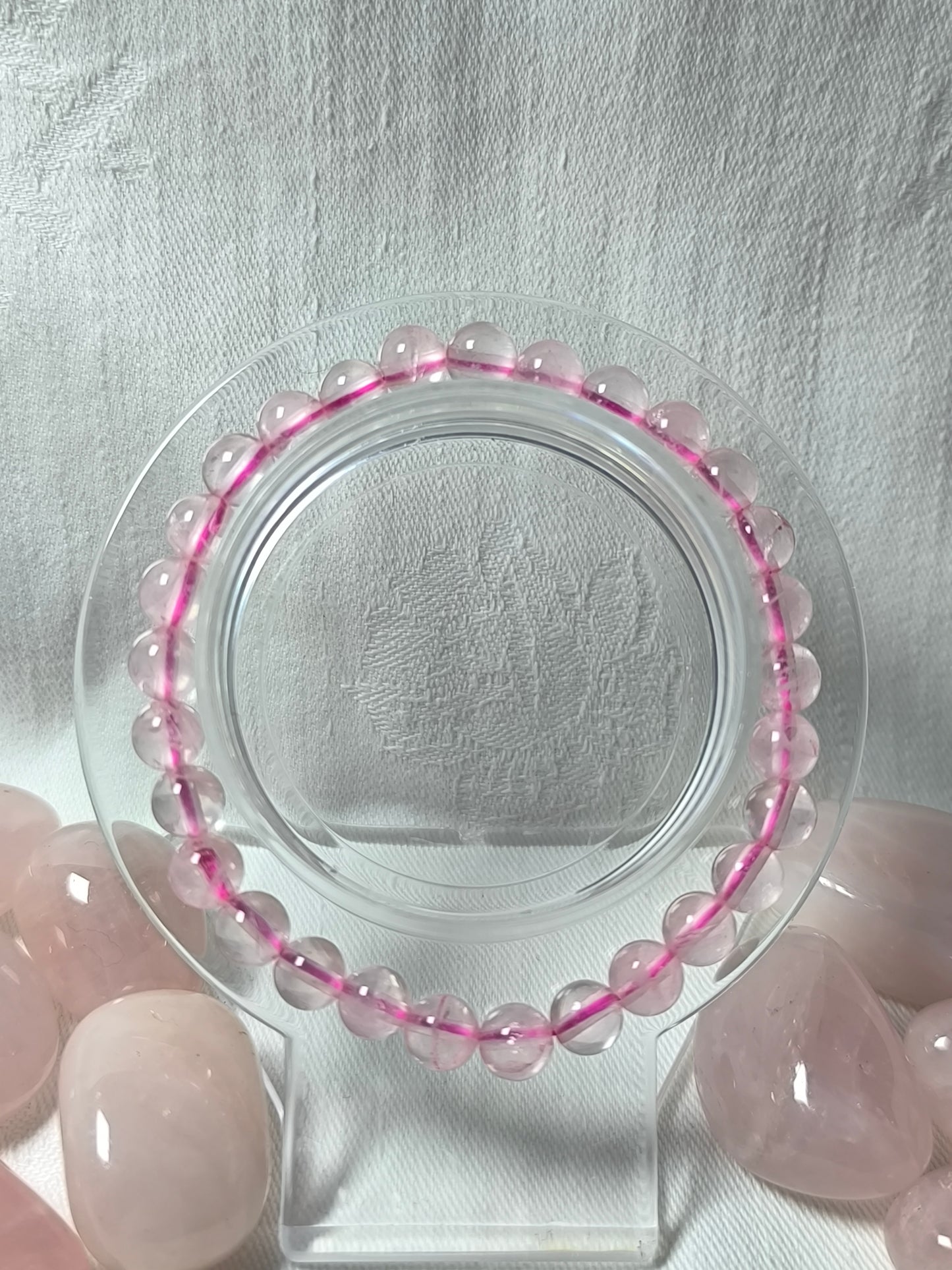 Rose quartz 6mm bracelet
