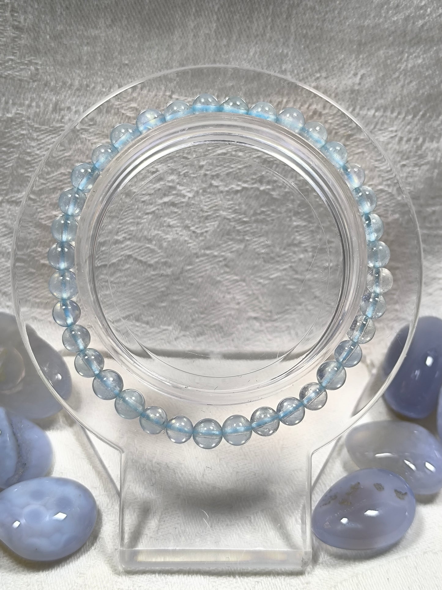 Aquamarine 5mm bracelet