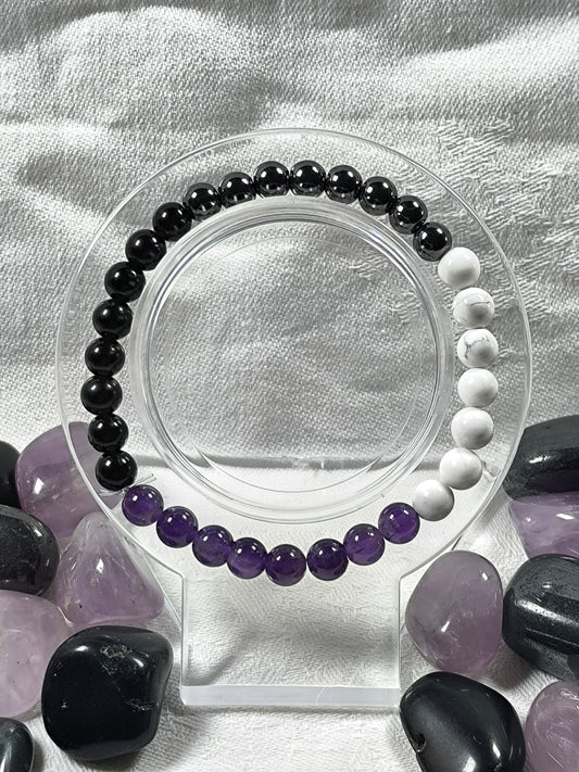 Asexual pride flag bracelet