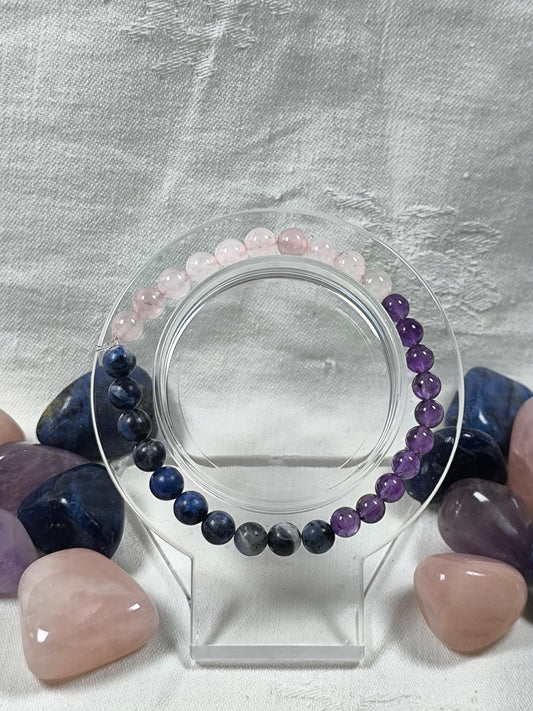 Bisexual pride flag bracelet